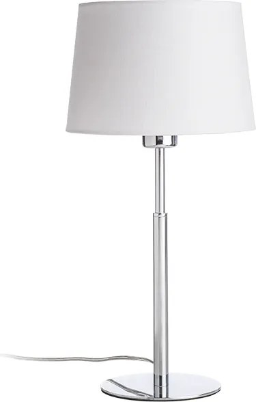 RENDL BROADWAY stolní bílá chrom 230V LED E27 15W