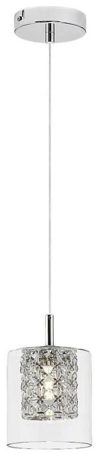 Rabalux 3114 - Kristálycsillár zsinóron DUCHESS 1xG9/40W/230V