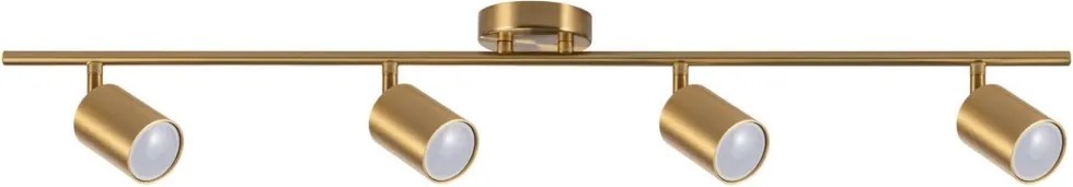 LED RGBW fényerőszabályozható spotlámpa GOLDI 4xGU10/6W/230V arany