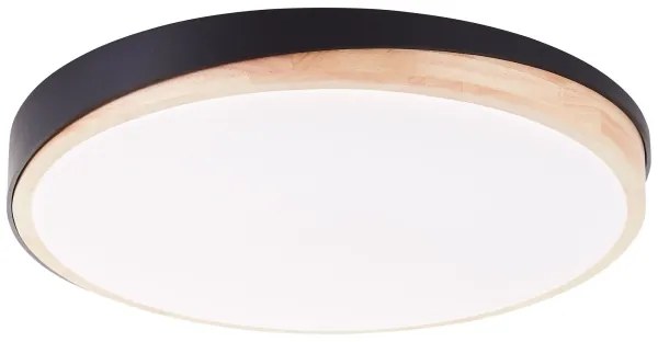 Brilliant - LED Dimmelhető mennyezeti lámpa BAARLO LED/36W/230V átm. 50 cm fekete + távirányító