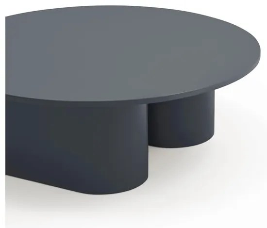 Antracitszürke dohányzóasztal 110x111 cm Totem – Teulat