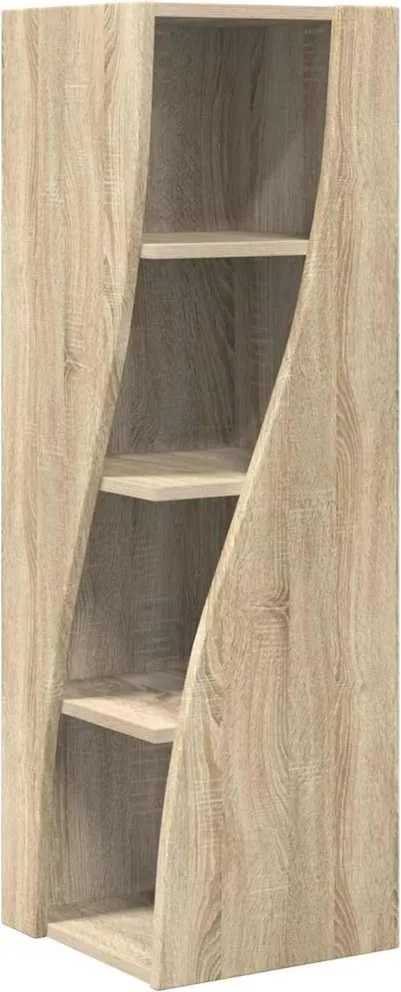 vidaXL Sarokszekrény Sonoma tölgy 32x32x102cm Faanyag
