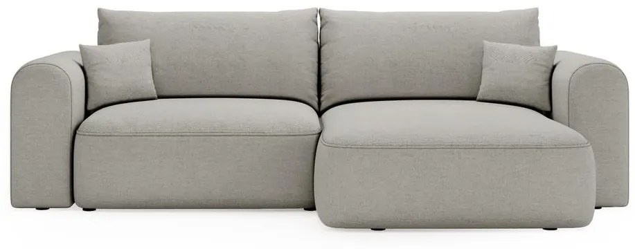 Sarokkanapé Sorento (világosszürke + fekete). Akció -15%. 1099443