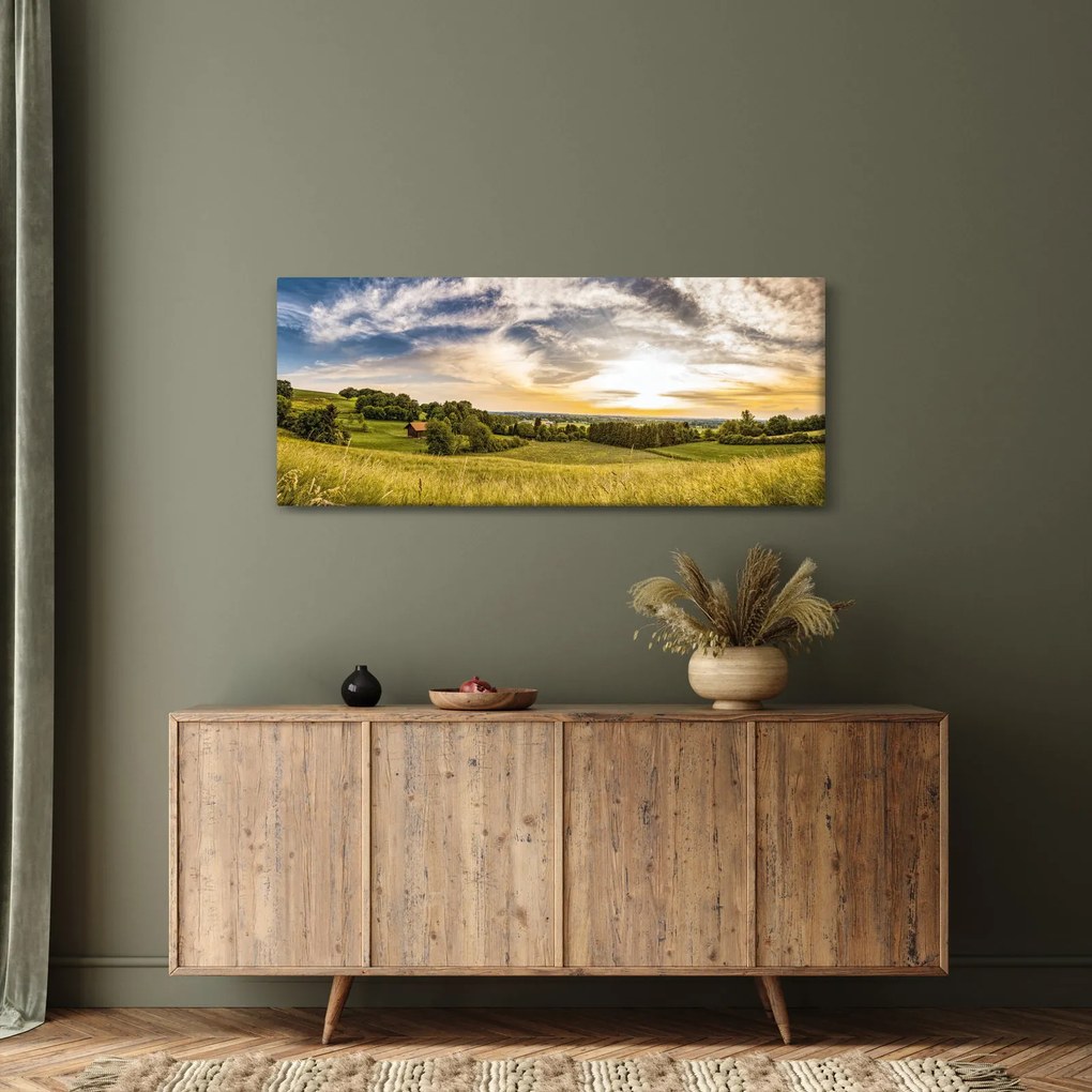 Tájkép (120x50 cm)