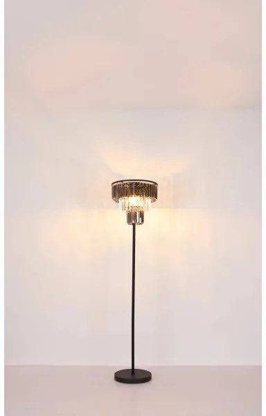 Globo 15695S - Állólámpa NAXIS 3xE27/40W/230V átm. 40 cm fekete