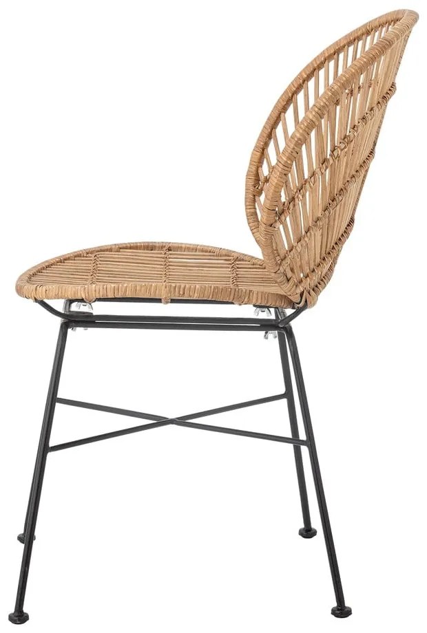 Natúr színű rattan étkezőszék Fiore – Bloomingville