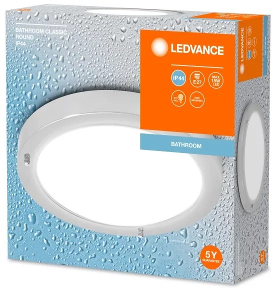 Ledvance - Fürdőszobai mennyezeti lámpa BATHROOM CLASSIC 1xE27/15W/230V IP44