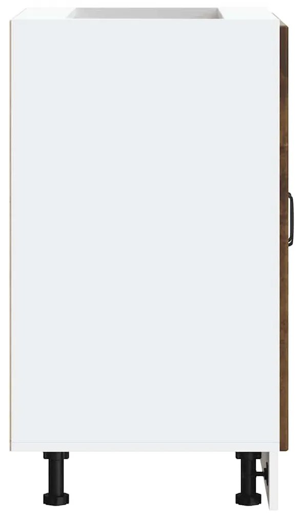 vidaXL mosdóaljzatos szekrény Lucca füstölt tölgy fűrészáru műfa