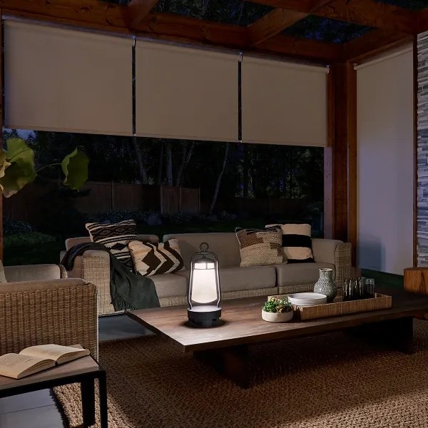 Elstead KL-LYNDON-BT-B-BK - LED Kültéri lámpa hangszóróval LED/3W/230V IP44