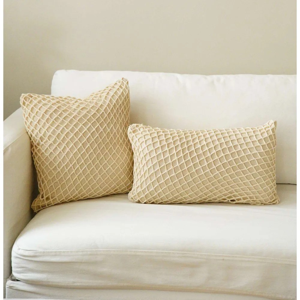 Pamut párnahuzat 43x43 cm Net – Mioli Decor