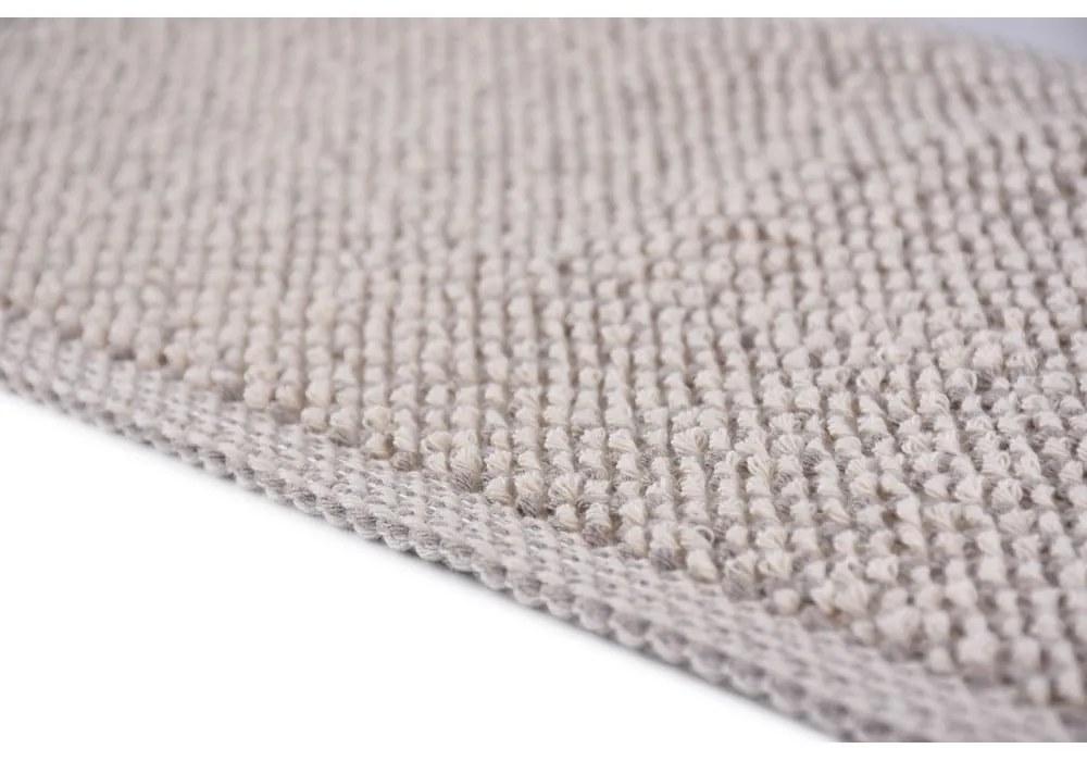 Világosszürke pamut lépcsőszőnyeg szett 16 db-os 25x65 cm Kumsal Bej – Vitaus