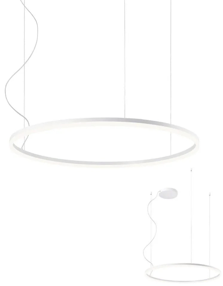 Redo 01-1712 - LED Csillár zsinóron ORBIT LED/55W/230V fehér