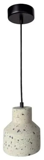 Csillár zsinóron TERRAZZO 1xE27/60W/230V átm. 12 cm krémes
