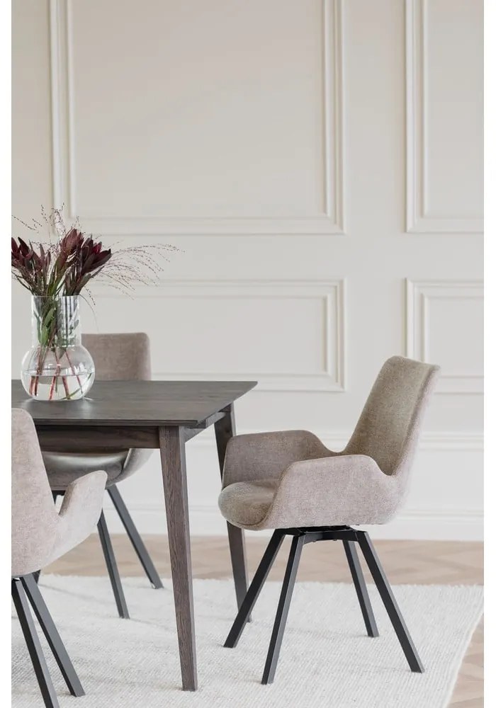 Bézs kárpitozott étkezőfotel szett 2 db-os Norwell – Rowico