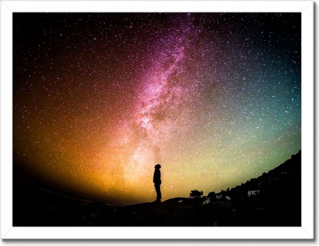 Poszterek keretben 40x30 Tejút Galaxis