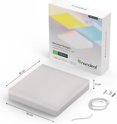 Nanoleaf NF083K02-3SL-Hosszabbító készlet LEDRGBW Dimmelhető lámpa 16W/230V 2700-6500K Wi-Fi