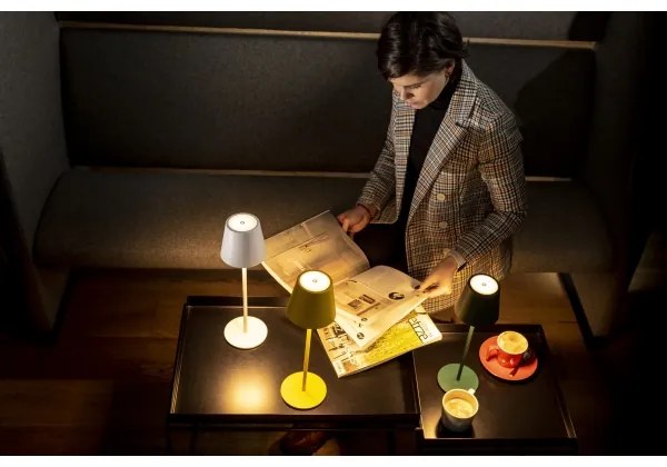 Kanlux 36320 - LED Dimmelhető asztali lámpa INITA LED/1,2W/1800 mAh IP54 zöld