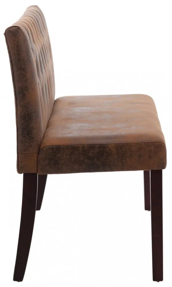 barna művelúr pad 148,5 cm