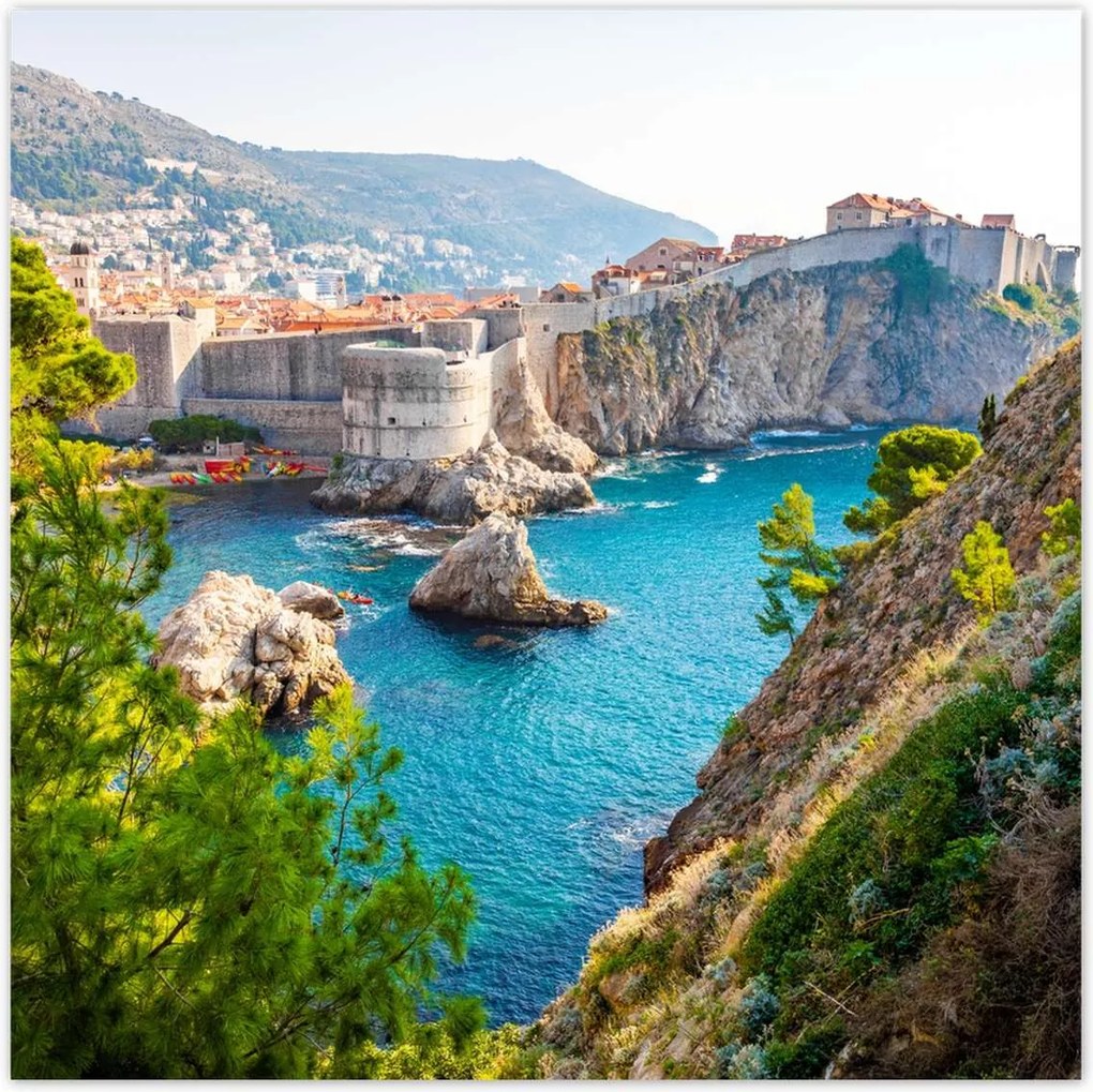 Poszterek 100x100 Kilátás a Lovrijenac erődből