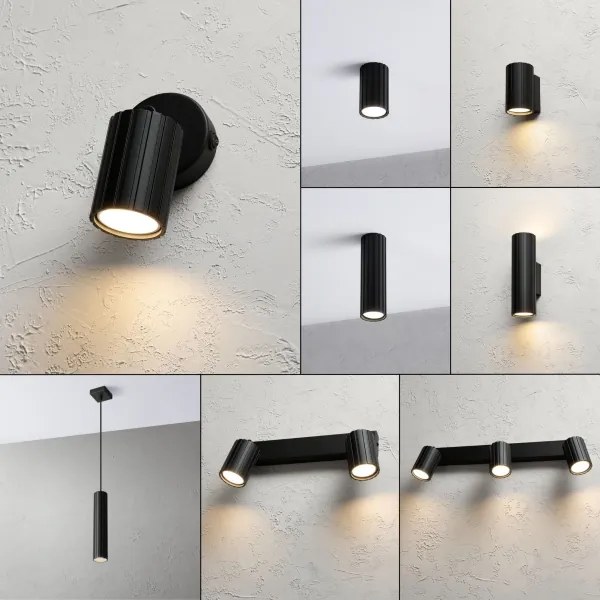 Brilagi - CRISPINA fali spotlámpa 1xGU10/10W/230V fekete