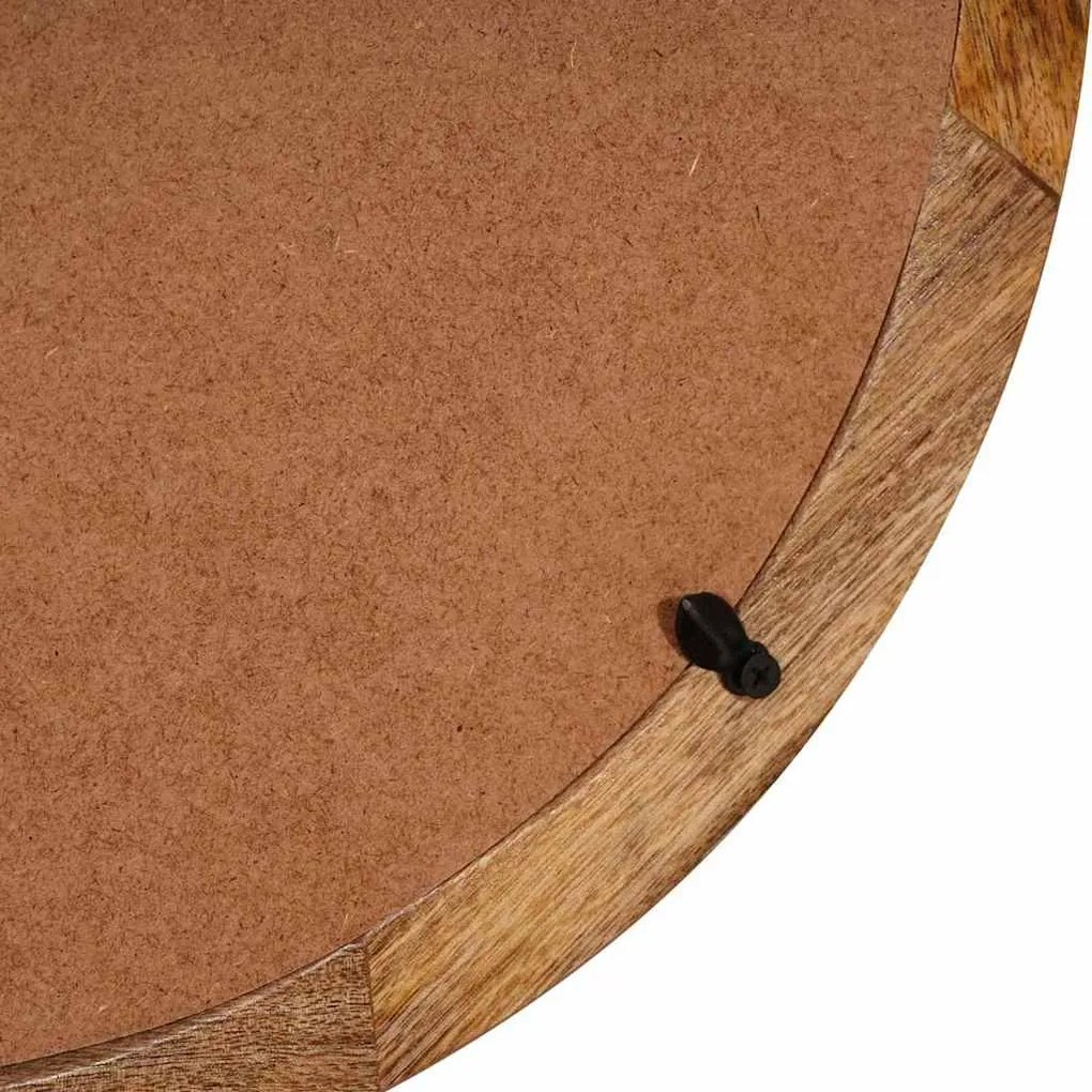 Öltözködőasztal polcokkal Barna 90 x 76 x 45 cm tömör mangófa