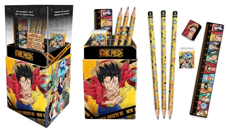 One Piece asztali tolltartó szett