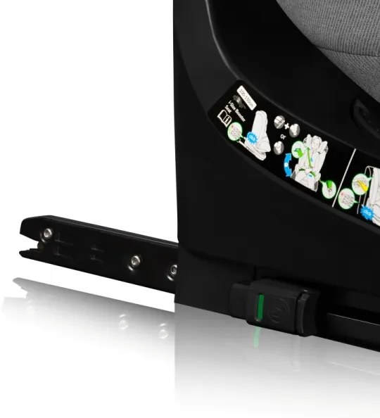 Lionelo - BRAVE i-Size forgatható autós gyerekülés alappal 40-150 cm Grey Stone