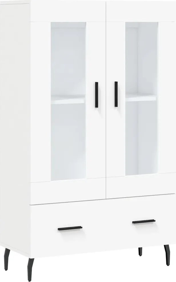 vidaXL fehér szerelt fa magasszekrény 69,5 x 31 x 115 cm