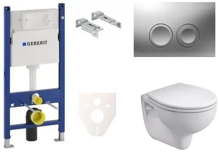 Kedvező árú Geberit fali WC készlet könnyű falakhoz / fal előtti beépítéshez + WC Kolo Rekord SIKOGES7K3