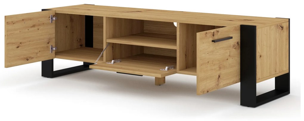 TV asztal/szekrény Nulakka 160 (artisan tölgy). 1057665