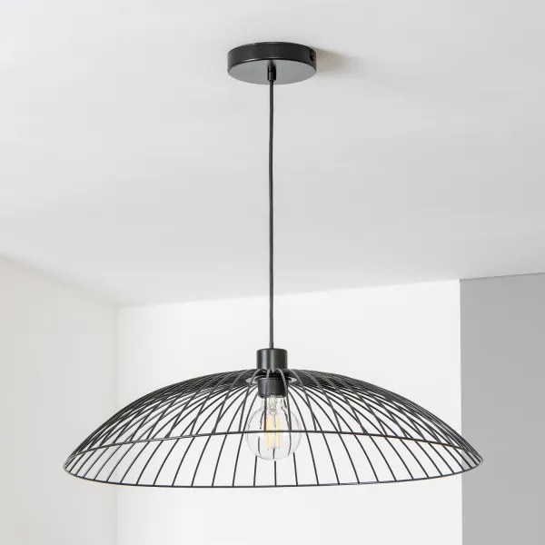 Brilagi - LED függeszték CERIA WIRE 1xE27/40W/230V Ø 60 cm fekete