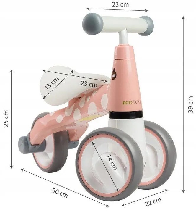 Roller gyerekeknek - rózsaszín