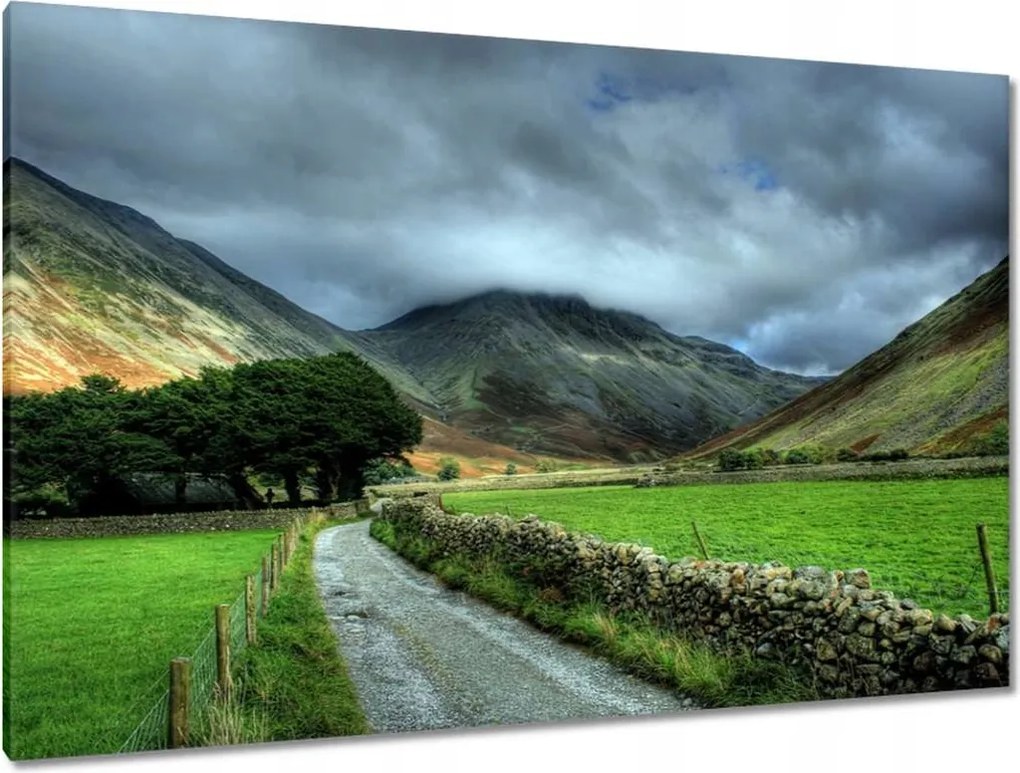 Festmények 120x80 Ír tájkép