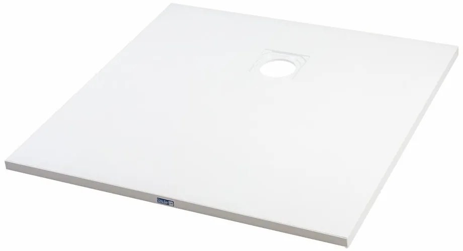 Cagliari White 80x80x2,6 cm szögletes, SMC zuhanytálca szifonnal