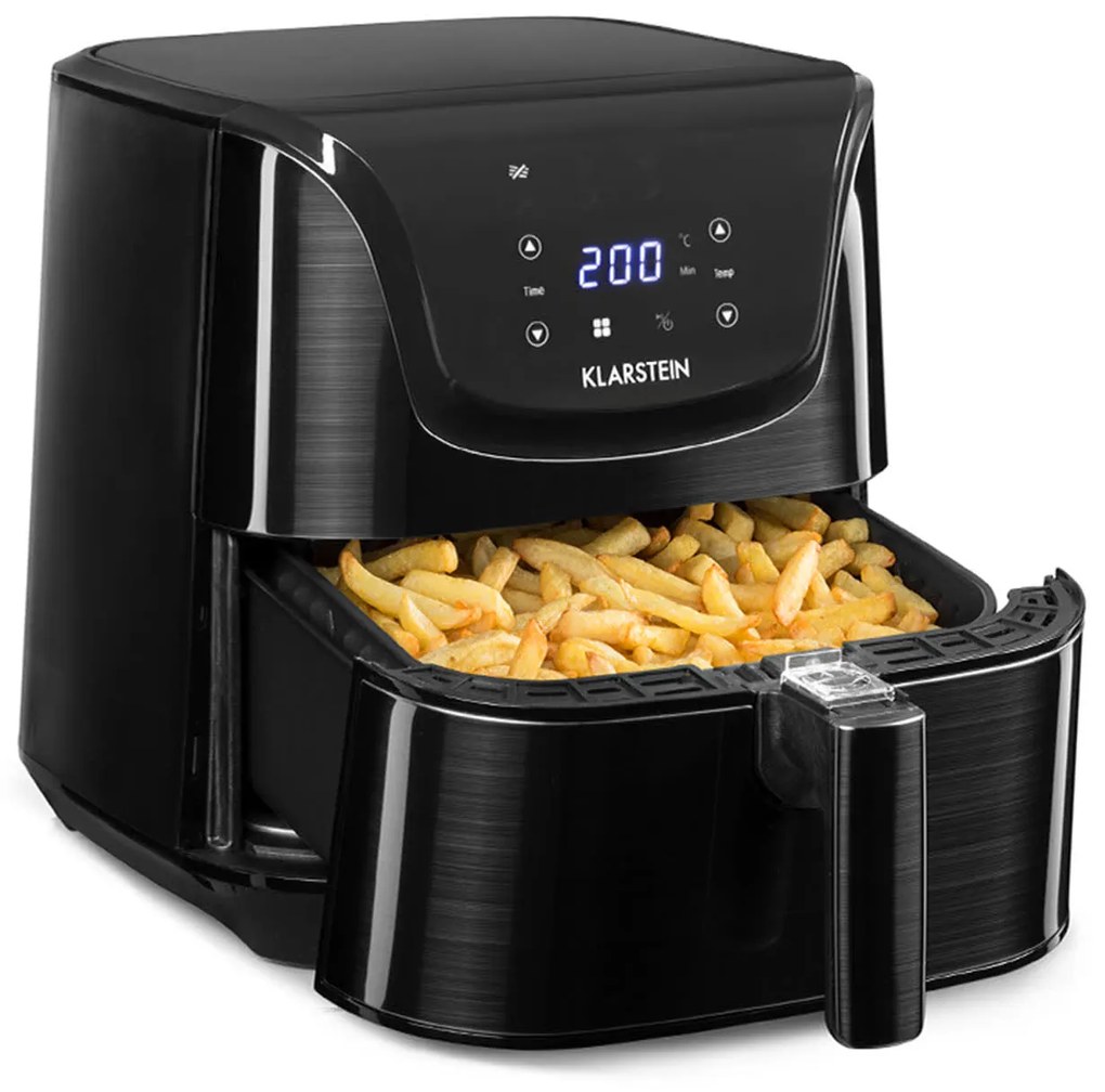 AeroVital Deluxe, forrólevegős fritőz, 1700 W, 5,4 l, rozsdamentes acél