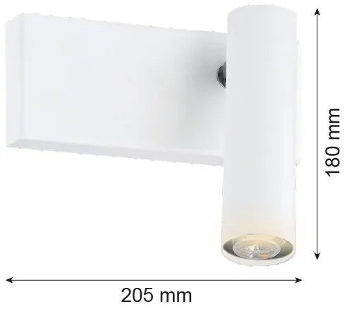 Argon 8064 - Fali spotlámpa ETNA 1xG9/6W/230V fehér