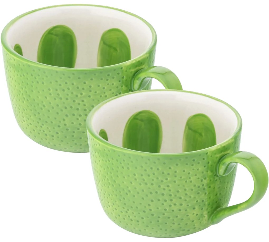Altom Kerámia jumbo bögrék Tropicana lime 470 ml,2 db