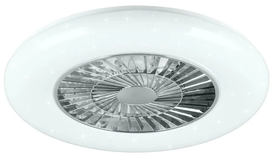 Fehér-ezüstszínű LED mennyezeti lámpa Visby – Trio