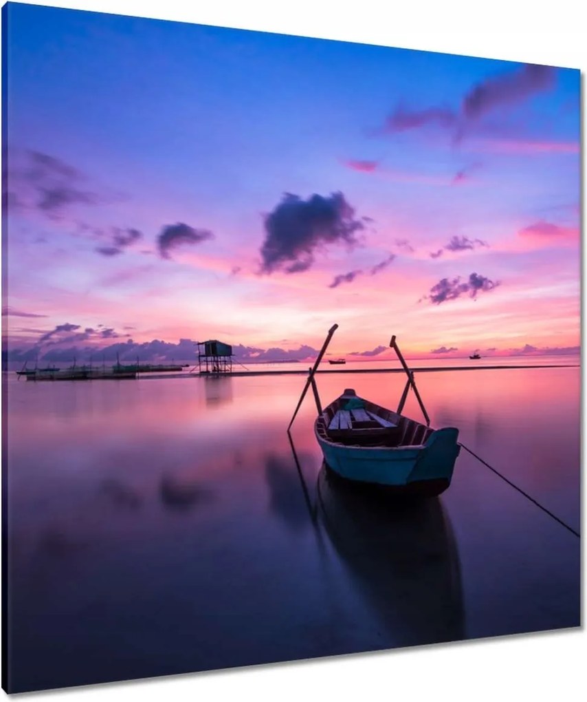 Vászonkép 90x90 Halászcsónak