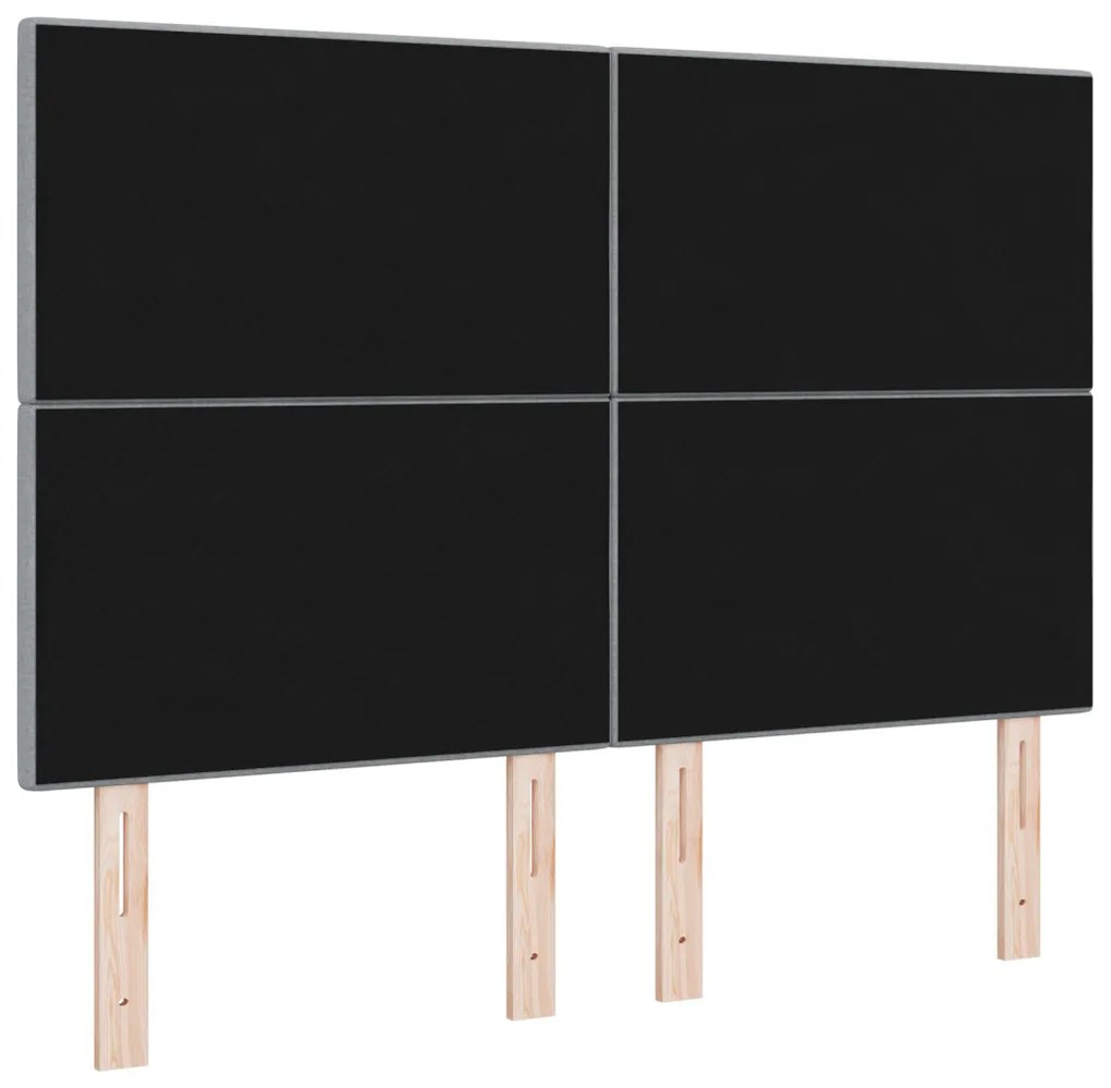 LED Fejtámla Fény Szürke 80 cm Szövet