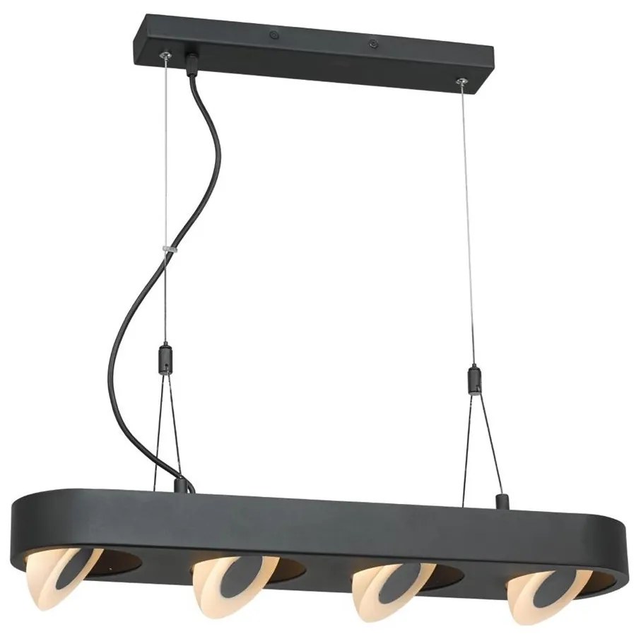 LED Csillár zsinóron PRIMO 4xLED/40W/230V