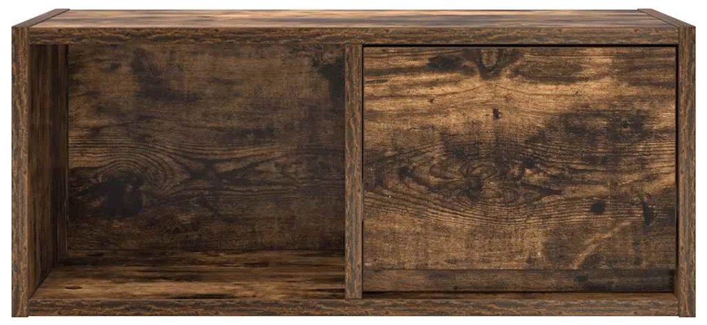 füstös tölgy színű szerelt fa TV-szekrény 60x31x25,5 cm