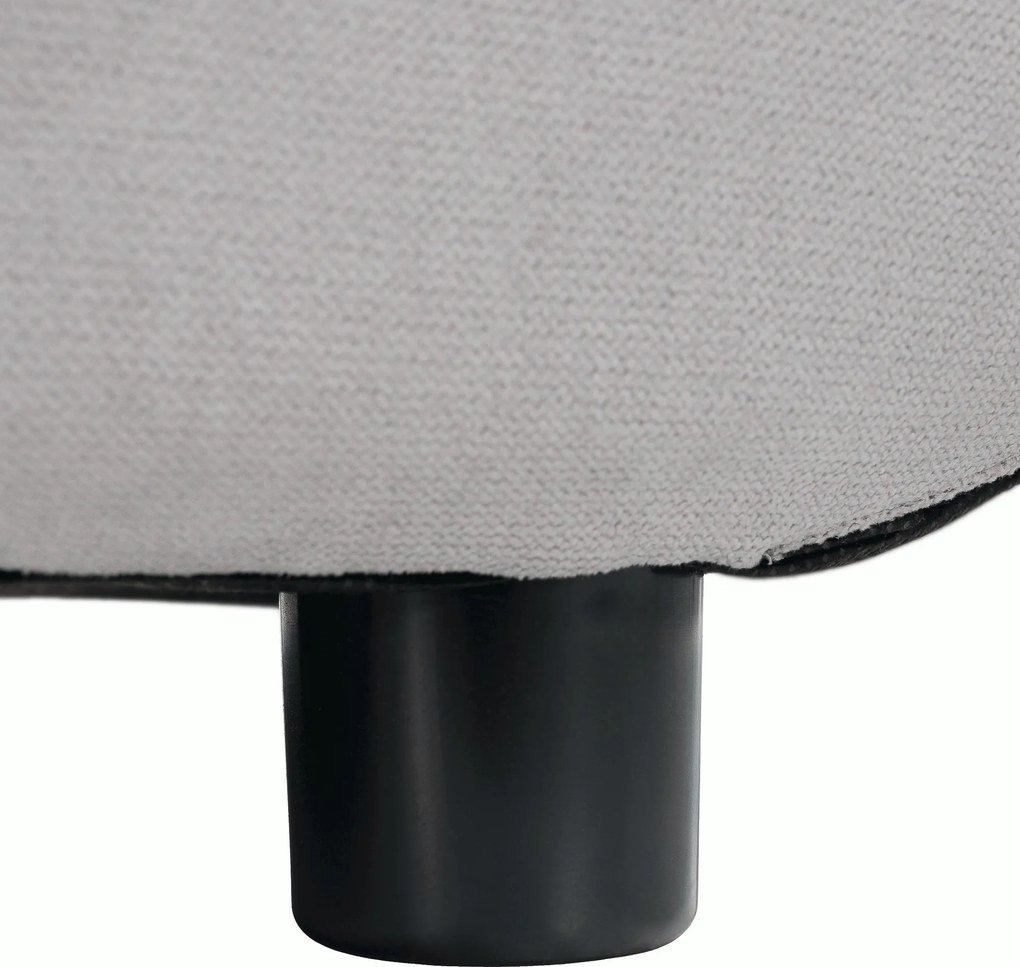 Ülőgarnitúra, világosszürke/púderrózsaszín, szövet, balos, BRATO