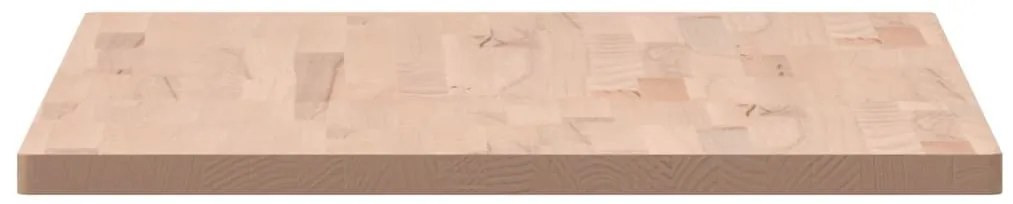 tömör bükkfa téglalap alakú asztallap 100x60x2,5 cm