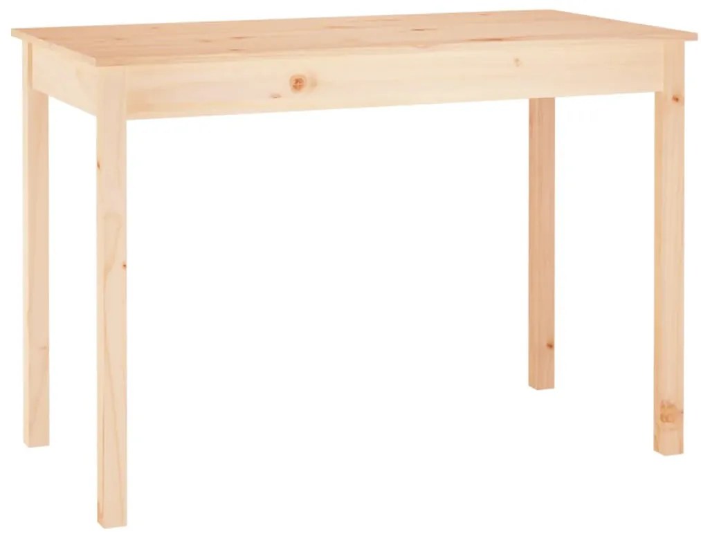 tömör fenyőfa ebédlőasztal 110 x 55 x 75 cm