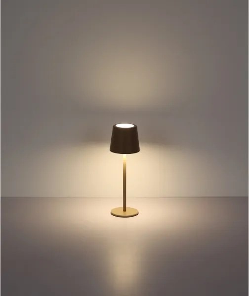 Globo 58482S-LED VAN. asztali lámpa 12W/5V 2200mAh IP44 krém, töltővel