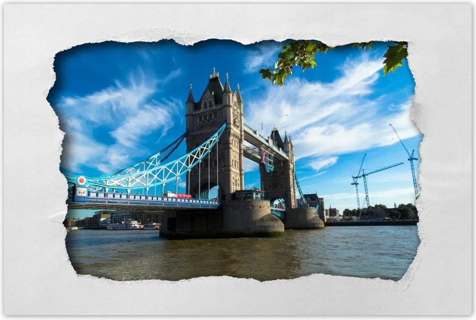 Poszterek 90x60 Tower Bridge az éggel