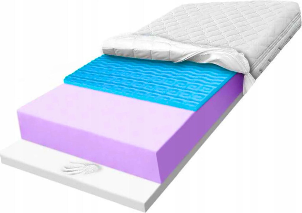 Visco memóriahabos matrac 150X200 masszírozó 27 cm