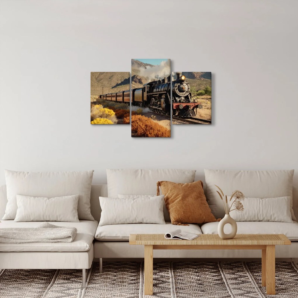 Kép - Gőzmozdony (90x60 cm)