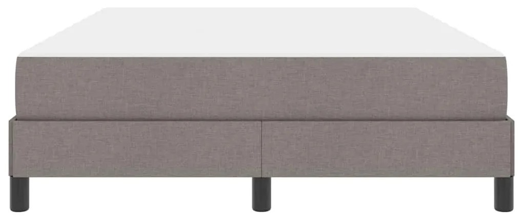 Boxrugós ágy matracmal Tópszínű 140 x 200 cm szövet